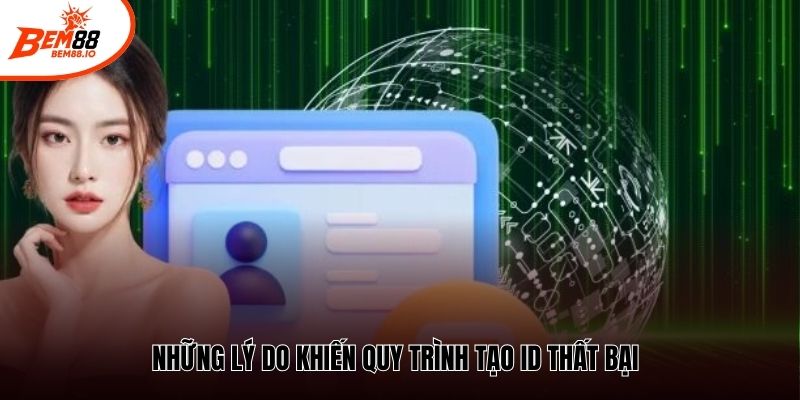 Những lý do khiến quy trình tạo ID thất bại